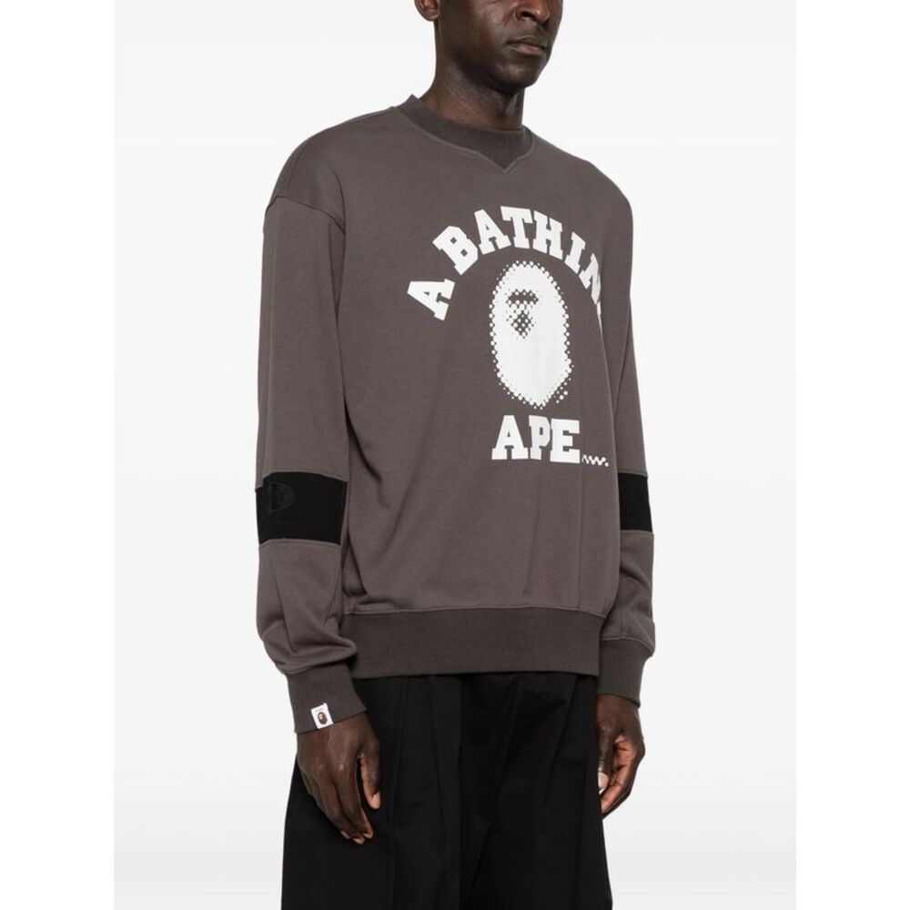 A Bathing Ape Grey Performance Tops - Sport Sweatshirts & Hoodies Men - Picture 4 of 5